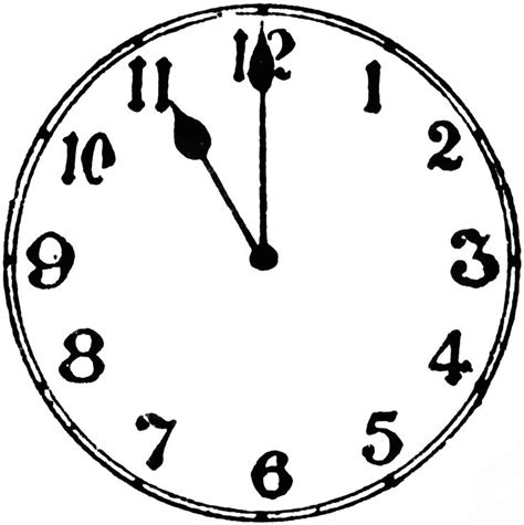 11 O'clock | ClipArt ETC | Clock clipart, Clock, Clip art