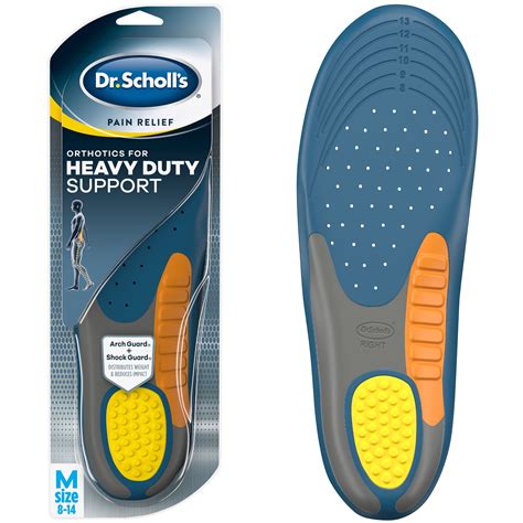 Dr. Scholl's Heavy Duty Support Pain Relief Orthotic Inserts for Men (8-14) Insoles Designed for ...