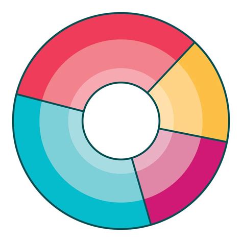 Pie chart icon, cartoon style 15220841 Vector Art at Vecteezy