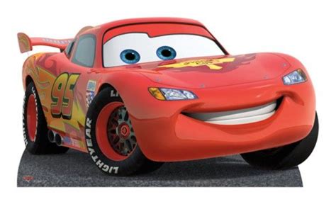 Figurine en carton taille réelle Disney Cars Flash McQueen H 86 CM | Disney cars, Cars movie ...