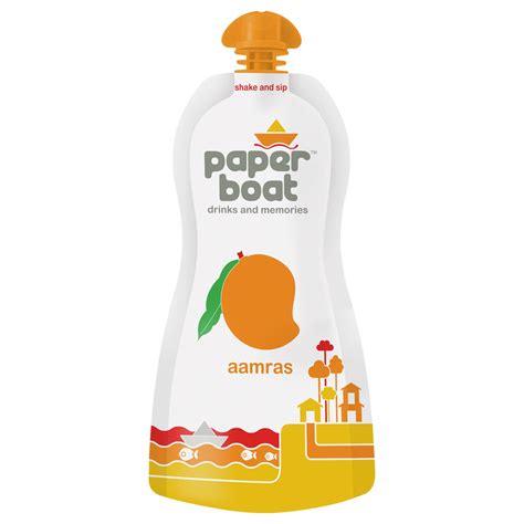 Paper Boat Aamras, Mango Fruit Juice, No Added Preservatives and Colours (200ml)- Buy Online in ...