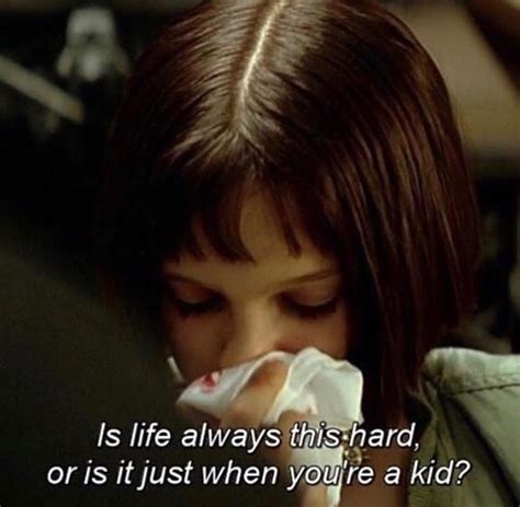 Leon 1994 Film Quotes, One Liner, Sad Girl, Find Image, We Heart It ...