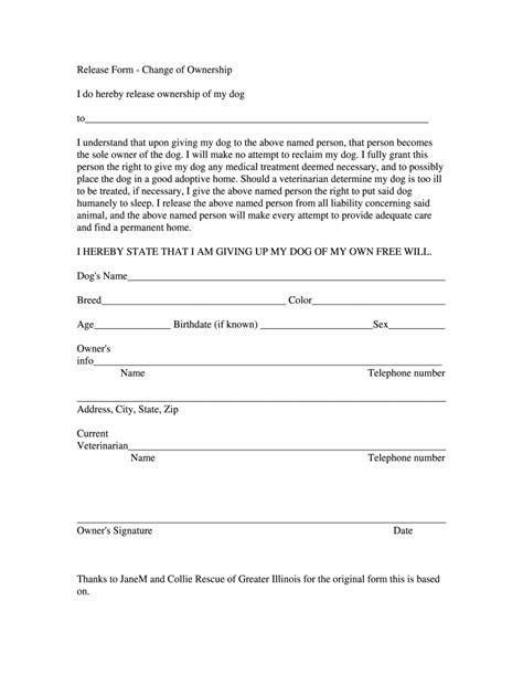 Change Of Ownership Document - Fill Online, Printable, Fillable, Blank | pdfFiller