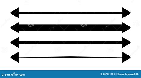 Vector arrow isolated stock illustration. Illustration of simple ...