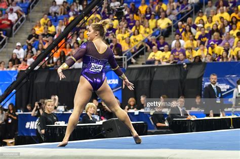 LSU's McKenna Kelley performs her floor exercise during the finals of... | Lsu gymnastics ...