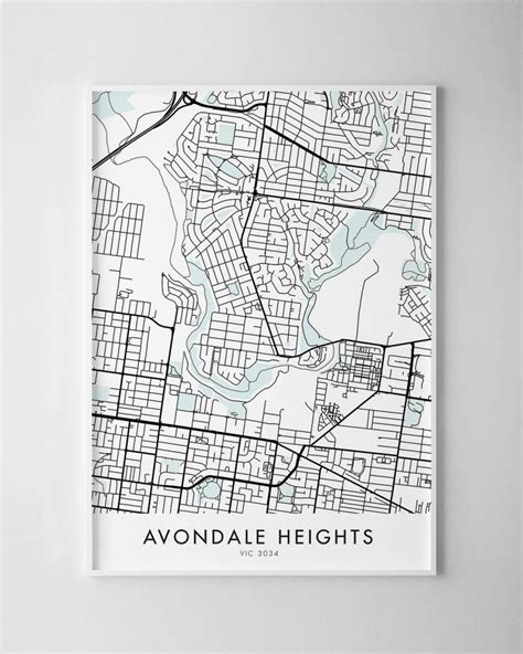 Melbourne – Avondale Heights Map Print - Chelsea Chelsea