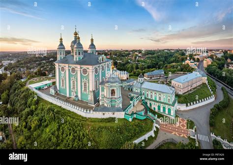 Aerial view of Uspenskiy Cathedral in Smolensk, Russia Stock Photo - Alamy