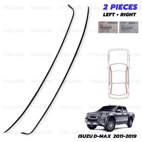 FOR ISUZU D-MAX Dmax Pick Up 2WD 4WD 2011 - '19 Pair Molding Roof Line $292.96 - PicClick