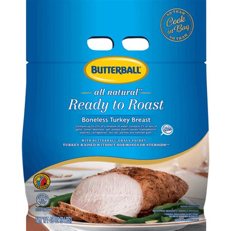 Butterball Turkey Breast, Boneless, Ready to Roast | Deli | Carlie C's