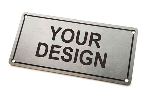 Stainless Steel Signs - easy to customize and order | Marktek