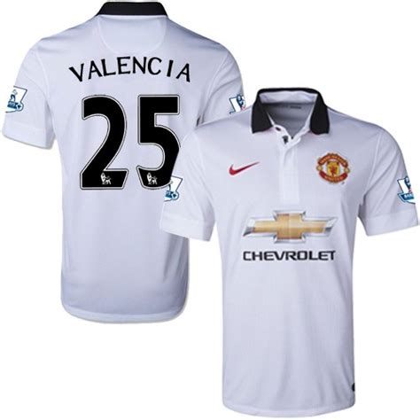 Men's 25 Antonio Valencia Manchester United FC Jersey - 14/15 England ...