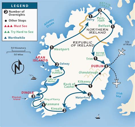 Shannon Airport Ireland Map Ireland Itinerary where to Go In Ireland by ...