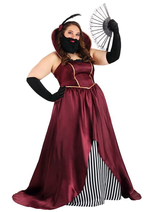 Plus Size Bearded Lady Circus Women's Costume - 17% off!