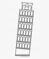 Leaning Tower Of Pisa Coloring Page sketch template