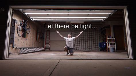 GARAGE DOOR LIGHTING - LED Garage Lights - Pt. 2 INSTALLATION - YouTube