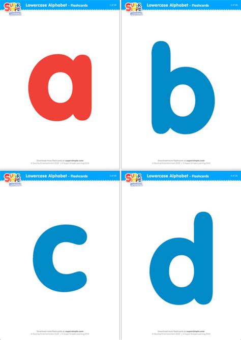 Printable Alphabet Letters Lowercase