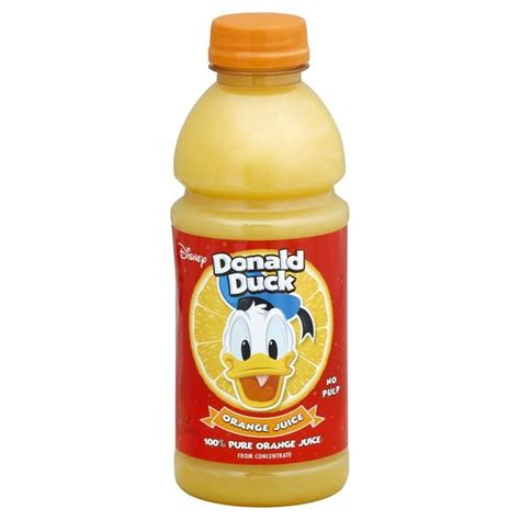 Donald Duck 100% Juice, Orange, No Pulp (20 oz) - Instacart