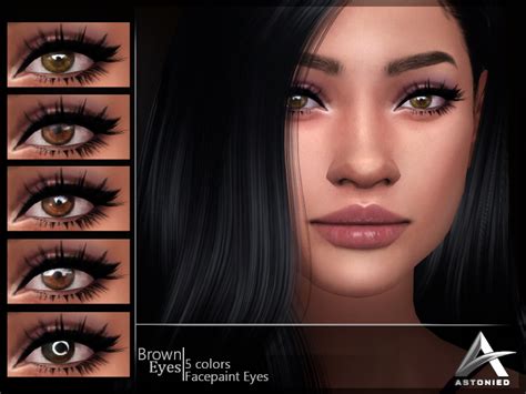 the eyes and brows of an animated woman with long black hair are shown ...