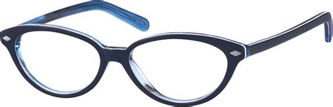 Blue Cat-Eye Glasses #102016 | Zenni Optical