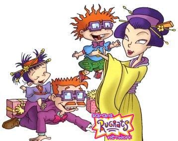 Chas, Kira, Chuckie and Kimi | Rugrats, Rugrats all grown up, Cartoon