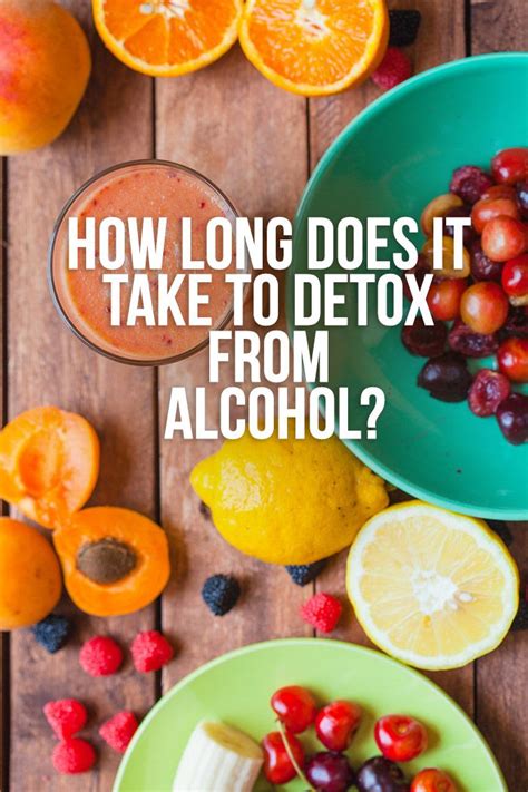 How Long Does It Take To Detox From Alcohol? | Best diets, Alcohol ...