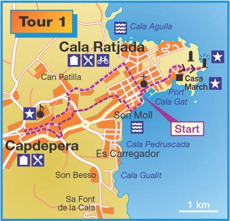 Cala Ratjada Map