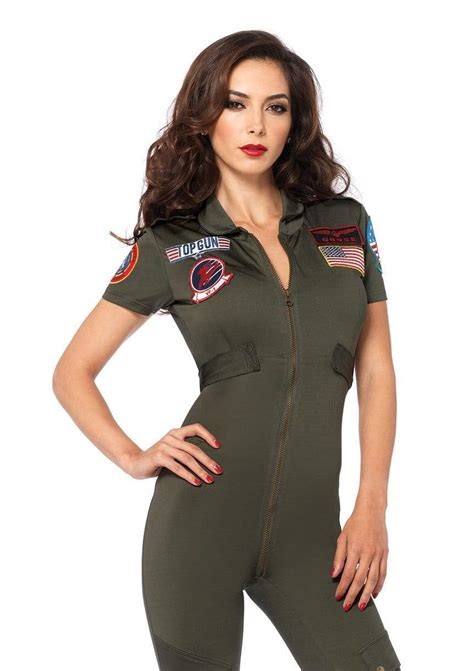 Top Gun Costume Flight Suit, Women's Halloween Costumes | Leg Avenue