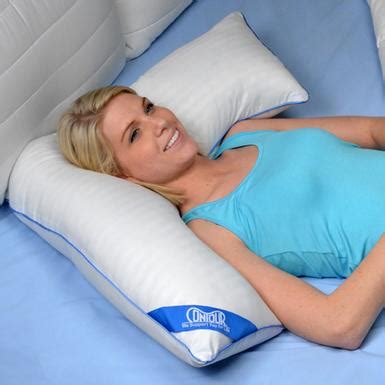 Contour Side Sleeper L Pillow :: supports the upper or lower body for a ...