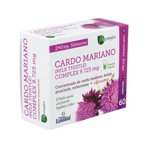 Cardo Mariano Complex 9725mg 60cap - Liver Support Supplement