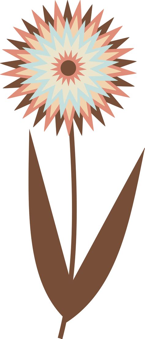 Clipart - Chocolate Flower