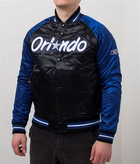 Varsity Satin Orlando Magic Blue and Black Jacket - Jackets Creator