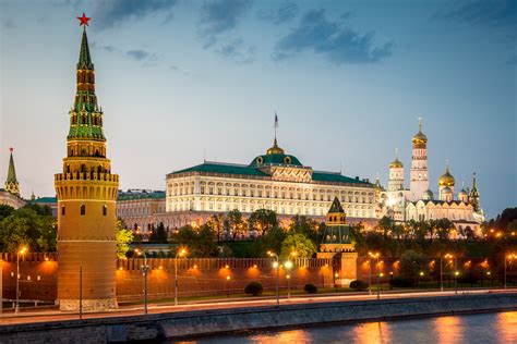 Kremlin in Moscow at Sunset Twilight Russia - Blackstone Consultancy