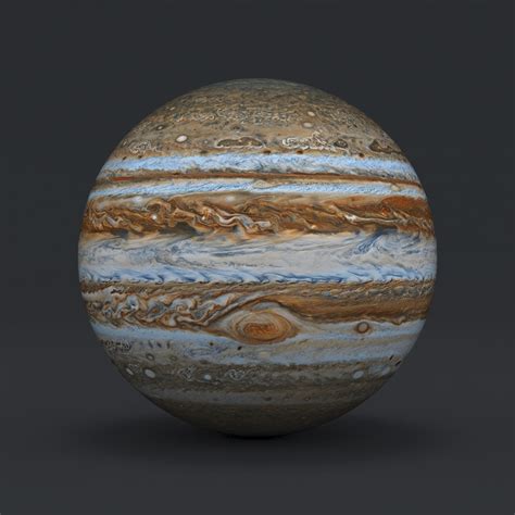 planet jupiter 3d model