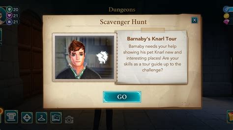 Barnaby's Knarl Tour: Scavanger Hunt (Hogwarts Mystery) - Take 3 - YouTube