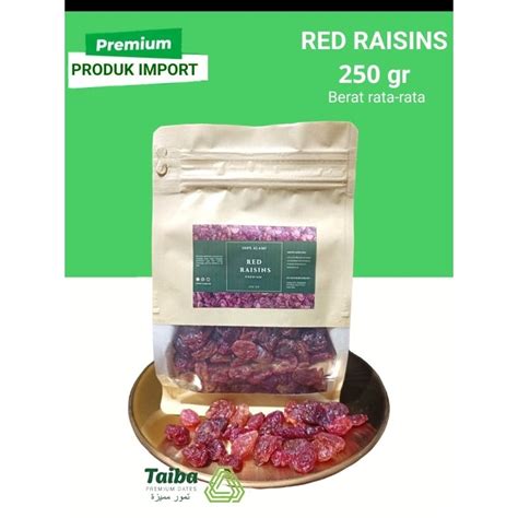 Kismis Merah - Taiba Kurma Premium