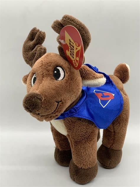 Dan Dee Plush Comet the Reindeer Stuffed Animal 7" Long Toy Lovey #DanDee | Soft toy animals ...