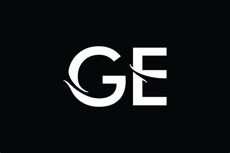 GE Monogram Logo Design By Vectorseller | TheHungryJPEG