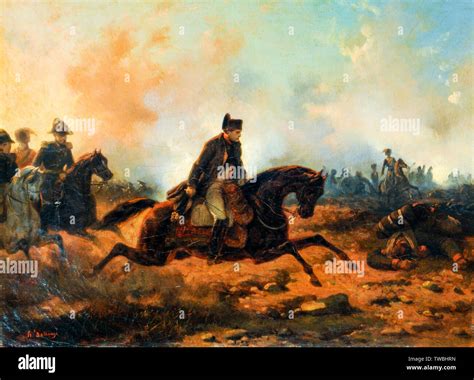 Napoleon waterloo painting hi-res stock photography and images - Alamy