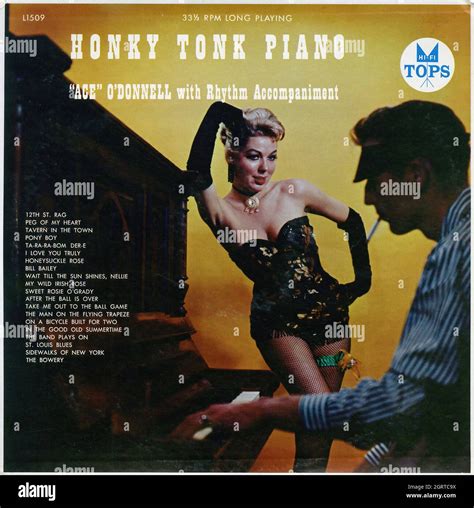 Honky Tonk Piano - Vintage Country Music Album 02 Stock Photo - Alamy