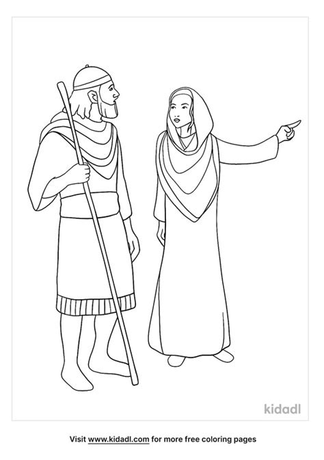 Deborah And Barak Coloring Page posted by Ethan Thompson | Coloring ...