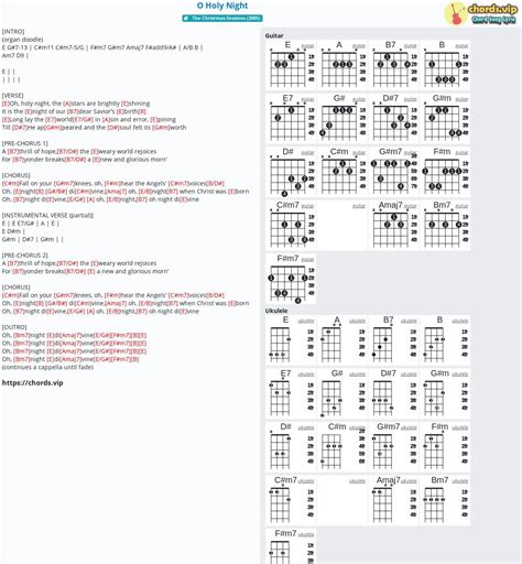 Chord: O Holy Night - Mariah Carey,MercyMe - tab, song lyric, sheet ...