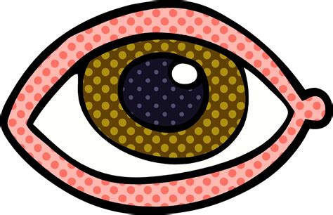 cartoon doodle human eye 12234795 Vector Art at Vecteezy