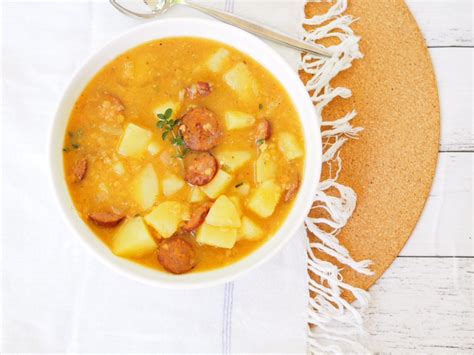 Spanish Style Chorizo and Potato Soup packs in the flavour with minimal ...