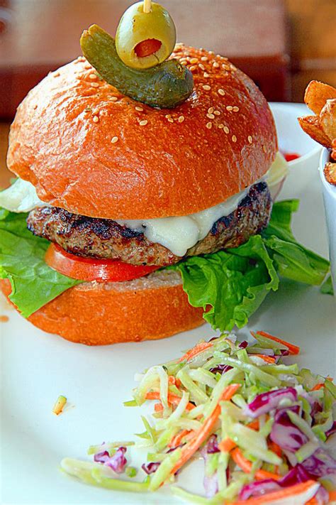 Burger and Coleslaw Photograph by Valentino Visentini - Fine Art America