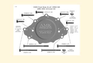 Ford Individual Fastener Kits for Restorations - AMK