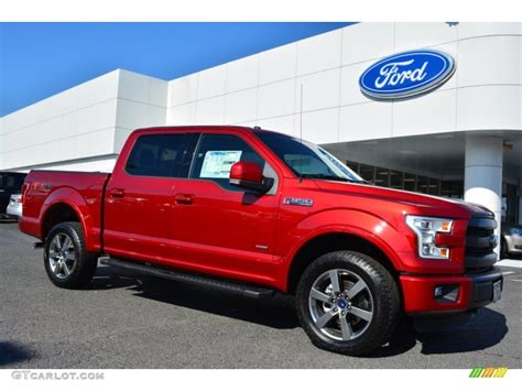 2015 Ruby Red Metallic Ford F150 Lariat SuperCrew 4x4 #103460557 Photo ...