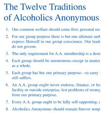 Twelve Traditions Flyer | Alcoholics Anonymous