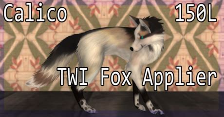 Second Life Marketplace - ~S.S~ Twi Fox Applier - Calico Fox