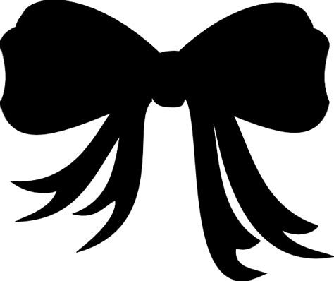 Black Bow Clip Art at Clker.com - vector clip art online, royalty free & public domain