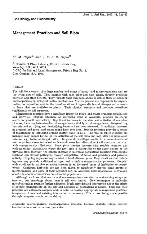 (PDF) Management-practices and soil biota